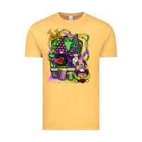 Vintage Mustard mardi gras gnomies truck Vintage Tee - CowGirlArtShop