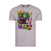 Vintage Zinc mardi gras gnomies truck Vintage Tee - CowGirlArtShop