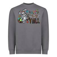 Storm Happy Easter Y'all Heavyweight Sweatshirt - CowhideDigitalArt