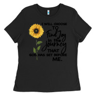 Black I Will Choose To Find Joy In The Journey That God Ladies Tee - Bettercallsaul