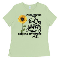 Matcha I Will Choose To Find Joy In The Journey That God Ladies Tee - Bettercallsaul
