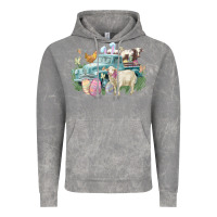 Cloud Rock Easter truck farm animals Easter Day Vintage Hoodie - HowdyJamesFarm