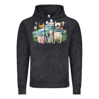 Vintage Black Easter truck farm animals Easter Day Vintage Hoodie - HowdyJamesFarm