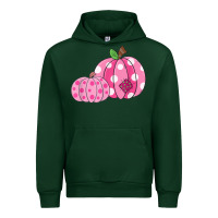 Forest Green halloween fall pink pumpkin Urban Hoodie - trangStudio
