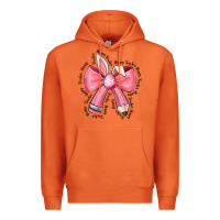 Carrot easter bunny pencil bow Premium Hoodie - CowhideDigitalArt