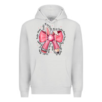 Dove Grey easter bunny pencil bow Premium Hoodie - CowhideDigitalArt