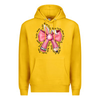 Lemon easter bunny pencil bow Premium Hoodie - CowhideDigitalArt