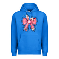 True Royal easter bunny pencil bow Premium Hoodie - CowhideDigitalArt