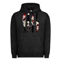 Pigment Black knives horror movie friday halloween horror ghost Urban Hoodie - trangStudio