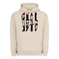 Pigment French Oak knives horror movie friday halloween horror ghost Urban Hoodie - trangStudio