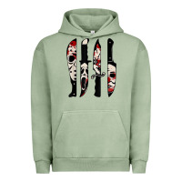 Pigment Oil Green knives horror movie friday halloween horror ghost Urban Hoodie - trangStudio