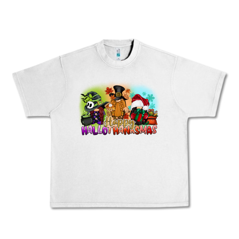 Happy Hallothanksmas Gnomes Urban Heavy Tee by CowGirlArtShop | Teevron