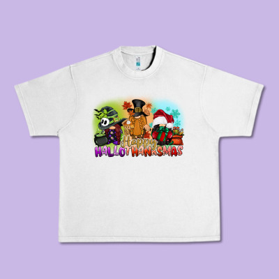 Happy Hallothanksmas Gnomes Urban Heavy Tee Designed By Cowgirlartshop
