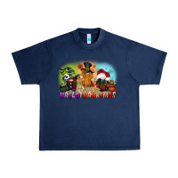 Navy happy hallothanksmas gnomes Urban Heavy Tee - CowGirlArtShop