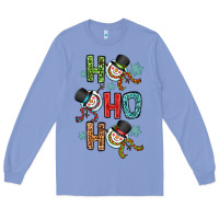 Colony Blue ho ho ho Long Sleeve Tee - OliviaCreatesArt