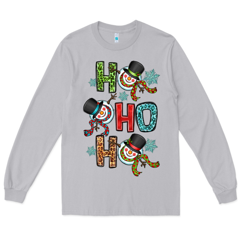 Ho Ho Ho Long Sleeve Tee by OliviaCreatesArt | Teevron