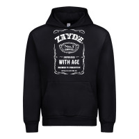 Black Mens Vintage Zayde Hebrew Yiddish Grandfather Urban Hoodie - trangStudio