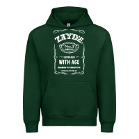 Forest Green Mens Vintage Zayde Hebrew Yiddish Grandfather Urban Hoodie - trangStudio