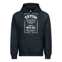 Navy Mens Vintage Zayde Hebrew Yiddish Grandfather Urban Hoodie - trangStudio