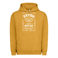 Pigment Peanut Butter Mens Vintage Zayde Hebrew Yiddish Grandfather Urban Hoodie - trangStudio