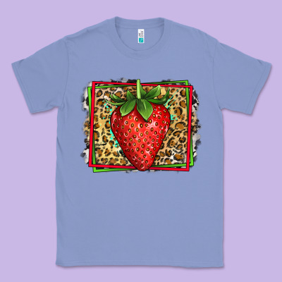 Strawberry Summer Classic Tee Designed By Jasminsmagicworld
