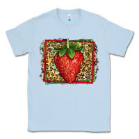 Dusty Blue strawberry summer Classic Tee - Jasminsmagicworld
