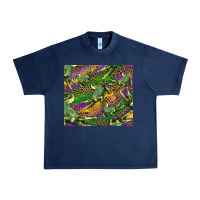 Navy mardi gras Louisiana crocodile leopard Urban Heavy Tee - RanaPortraitStore