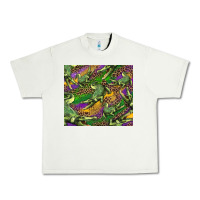 Pistachio mardi gras Louisiana crocodile leopard Urban Heavy Tee - RanaPortraitStore