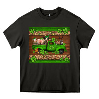 Asphalt st Patricks farm animals truck Heavy Core Tee - Jasminsmagicworld