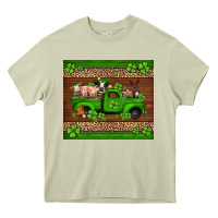 Mossy st Patricks farm animals truck Heavy Core Tee - Jasminsmagicworld
