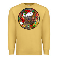 Antique Gold Christmas koala Premium Sweatshirt - BarkalooDesign