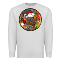 Dove Grey Christmas koala Premium Sweatshirt - BarkalooDesign