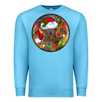 Ocean Blue Christmas koala Premium Sweatshirt - BarkalooDesign