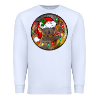 White Christmas koala Premium Sweatshirt - BarkalooDesign