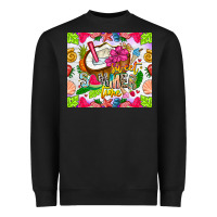 Black summer time Heavyweight Sweatshirt - CowhideDigitalArt