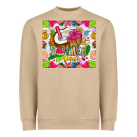 Mushroom summer time Heavyweight Sweatshirt - CowhideDigitalArt