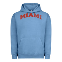 Pigment Pebble Blue Miami Ohio Classic Athletic Sports Distressed Urban Hoodie - trangStudio