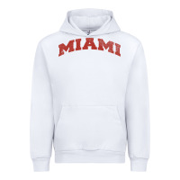 White Miami Ohio Classic Athletic Sports Distressed Urban Hoodie - trangStudio
