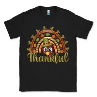Black Turkey rainbow thankful thanksgiving Classic Tee - NancyCooperArtShop