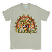 Matcha Turkey rainbow thankful thanksgiving Classic Tee - NancyCooperArtShop