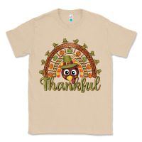 Mushroom Turkey rainbow thankful thanksgiving Classic Tee - NancyCooperArtShop