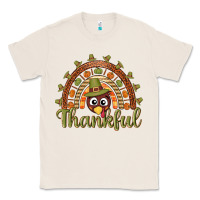 Natural Turkey rainbow thankful thanksgiving Classic Tee - NancyCooperArtShop