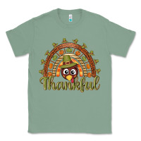 Sage Turkey rainbow thankful thanksgiving Classic Tee - NancyCooperArtShop