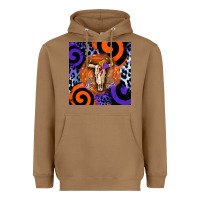 Toasted Coconut halloween bull skull Heavyweight Hoodie - BarkalooDesign
