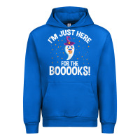 Cobalt teacher halloween bookworm just here for the boooks ghost tank top Urban Hoodie - trangStudio