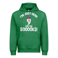Emerald teacher halloween bookworm just here for the boooks ghost tank top Urban Hoodie - trangStudio