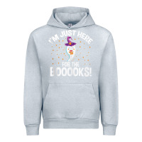 Heather Grey teacher halloween bookworm just here for the boooks ghost tank top Urban Hoodie - trangStudio