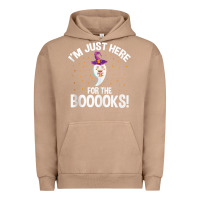 Pigment Burro teacher halloween bookworm just here for the boooks ghost tank top Urban Hoodie - trangStudio