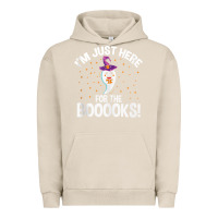Pigment French Oak teacher halloween bookworm just here for the boooks ghost tank top Urban Hoodie - trangStudio