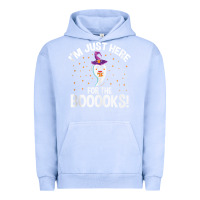 Pigment Grape Ice teacher halloween bookworm just here for the boooks ghost tank top Urban Hoodie - trangStudio